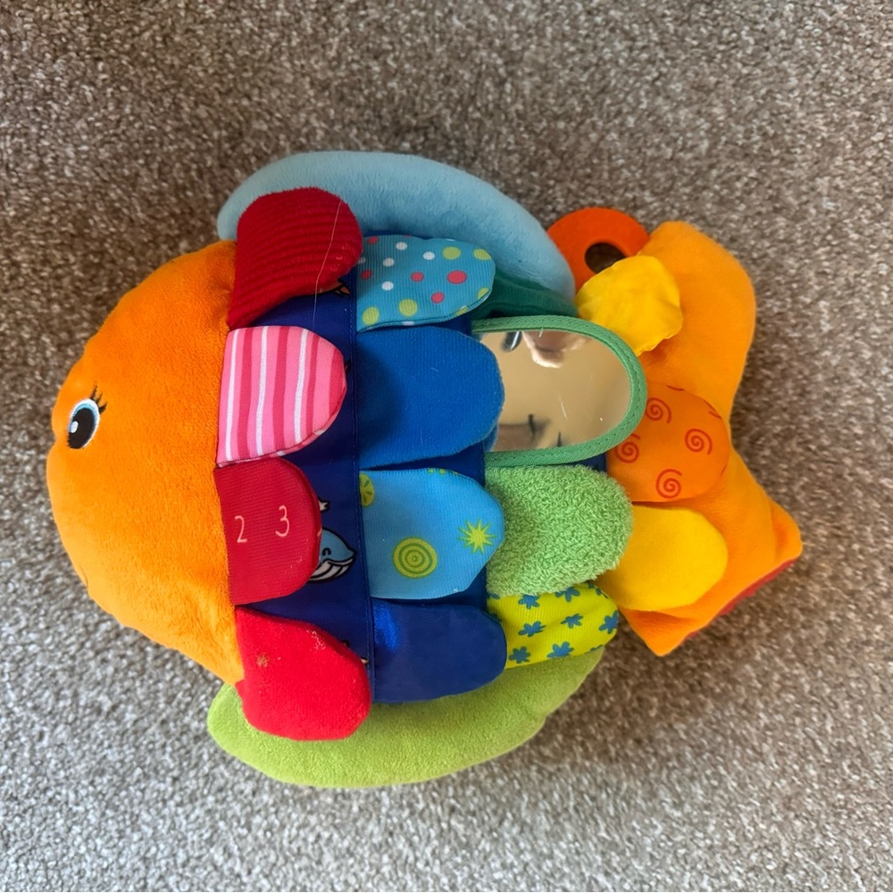 Colorful Fish Stuffed Animal Toy